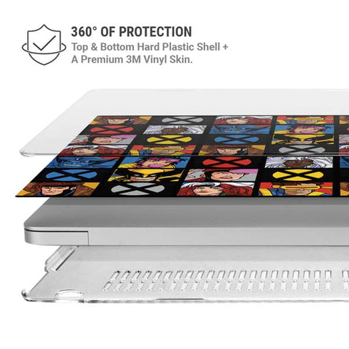 Marvel X-Men Pattern MacBook Cases